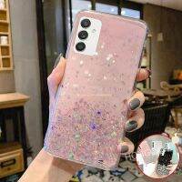 เคสสำหรับ Samsung Galaxy A05 A15 A25 5G 2023แฟชั่นแผ่นฟอยล์สีเงินประดับดาวระยิบระยับซิลิโคนนิ่มปกป้องโทรศัพท์ฝาหลัง