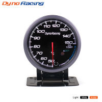 Dynoracing 60 มิลลิเมตรสีดำใบหน้าน้ำมันวัดอุณหภูมิ 50-150Cสีขาว/สีเหลืองอำพันแสงฟังก์ชั่นสูงสุดน้ำมันวัดอุณหภูมิรถเมตรที่มีเซ็นเซอร์