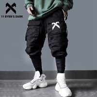 【CC】✆◕✠  BYBBS Detachable Multi-Pocket Pants Men Hip Hop Streetwear Joggers Man Elastic Waist Sweatpants Techwear