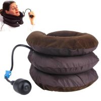 U Inflatable Neck Cervical Vertebra Device Shoulder Pain Relax Massager Air Cushion for