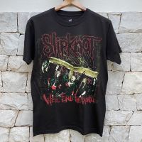 【New】  TSHIRT เตรียมจัดส่ง เสื้อวง Slipknot ลายหน้า หลัง ลิขสิทธิ์แท้ นำเข้าจาก USA สั้น สี เสื้อยืด