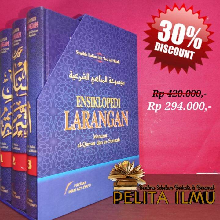 Buku Ensiklopedi Larangan Set Lengkap Jilid 1-3 - Terjemah Kitab Mausu ...