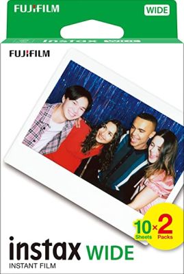 ฟิล์มขอบขาว Fujifilm Instax Film Wide for Instax 100 200 210 300 (10 แผ่นแยกจากแพ็กคู่)