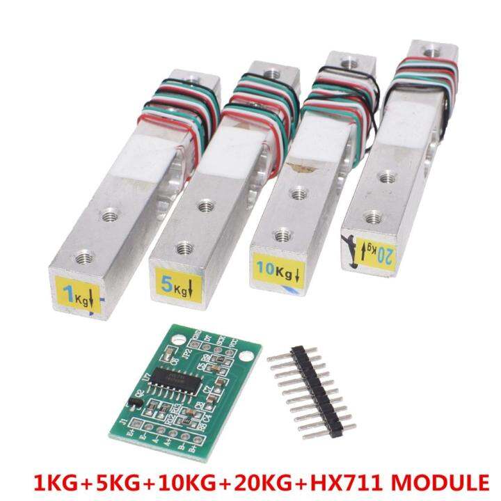 Load Cell 1KG 5KG 10KG 20KG HX711 AD Module Weight Sensor Electronic ...