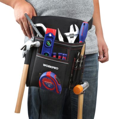 WORKPRO กระเป๋าใส่เครื่องมือ แบบคาดเอว Multifunction Belt Tool Pouch
