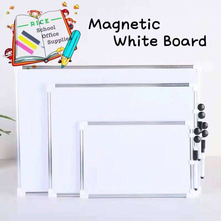 White Board Stationary 2 Sided Aluminum Whiteboard Lazada PH