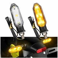 2PCS Motorcycle LED Turn Signals Indicator Flasher Built Relay Arrow Motorcycle Turn Signals Light For Honda Yamaha Suzuki