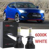 New หลอดไฟหน้า 6000K 12V - 32V สําหรับ Veloster 2013 2014-2018 2 ชิ้น