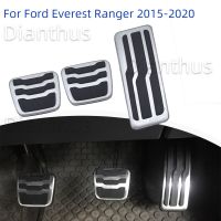 For Ford Everest Ranger 2015-2020 Car Accelerator Gas Brake Foot Pedal Cover Pad MT Pedals 2019 2018 2017 2016 Pedal Accessories