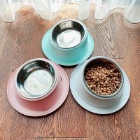 [Big Spade] ชามให้อาหารสัตว์เลี้ยง Anti Slip Cat Dog Food Bowl เอียง15 ° Healthy Eating Bowl