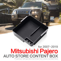 ZUNDUO รถกล่องเก็บคอนโซลกลางสำหรับ Mitsubishi PAJERO V93 V97 V98 2007-2019อุปกรณ์เสริมคอนเทนเนอร์รถจัดแต่งทรงผม