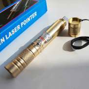 Bút Laze Laser Công Trình KAN 710 14cm Tia Đỏ Sạc USB Vỏ Vàng Giá Rẻ