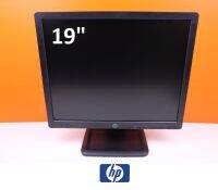 Monitor HP 19"นิ้ว LCD สแควร์ จอมอนิเตอร์  พร้อมสายไฟ AC สาย VGA