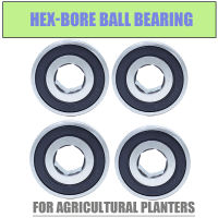 6205RS หกเหลี่ยมแบริ่ง ABEC-1 2ชิ้นภายใน161718202225มิลลิเมตรไม่ได้มาตรฐาน Hex-Bore แบริ่ง6205-2RS สำหรับปลูกพืชการเกษตร