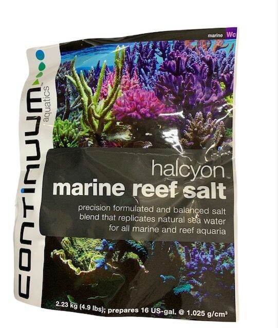Continuum Aquatics Halcyon Marine Reef Salt - 50 Gallon Mix For Reef Aquariums