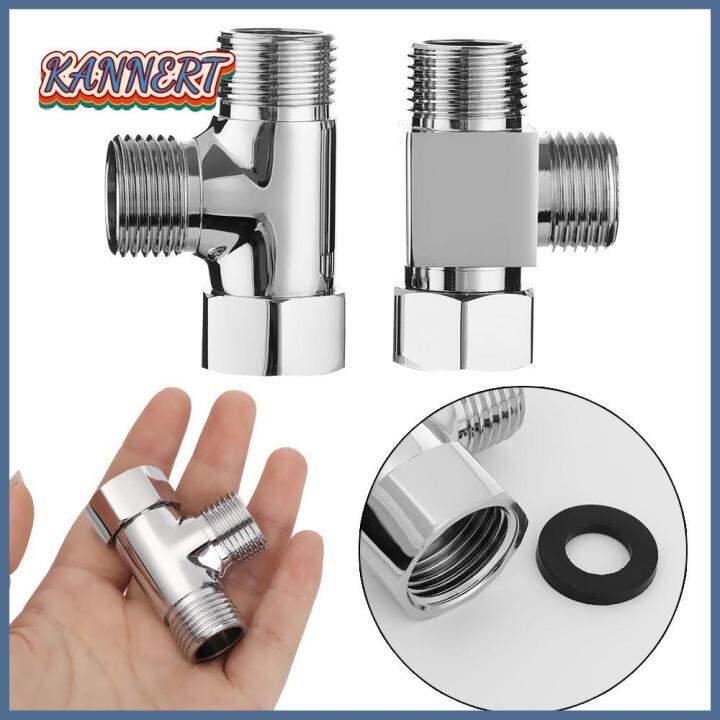 KANNERT 1/2" Durable Useful Connect Shower Head Brass 3way Bathroom