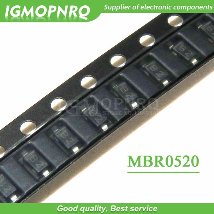 100pcs/lot MBR0520LT1G Schottky diode MBR0520 SOD 123 diode New Original