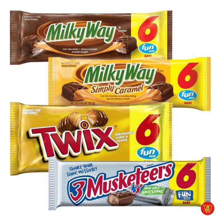 Mars Chocolates Milky Way Milky Way Simply Caramel Twix 3 Musketeers 6