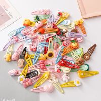 ┋✟ South Korea Girls Cartoon Hairpins Clips Lovely Small Hair Claw Clips Non-Slip Hairstyle Bangs Barrettes Lovely Mini Hair Clips