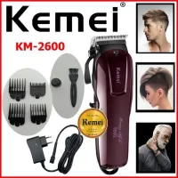 ❤️KEMEI KM2600❤️ปัตตาเลียน❤️ แบตเตอร์เลี่ยนไร้สาย แบตตาเลียน ตัดผม กรรจอน ❤️ตกแต่งเส้นผมแบบมืออาชีพ ❤️รุ่น KM-2600❤️