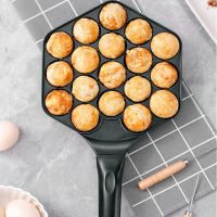 【LZ】♤◑☏  Gás Takoyaki Grill Pan Ferro antiaderente Molde de forno churrasco Molde de forno churrasco Máquina de pão torrado Takoyaki Maker Bolas de polvo