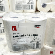 Hoả Tốc HCM, Lotte Lốc 4 Cuộn Lớn - Khăn Bếp Đa Năng Choice L 2 Lớp 680 Tờ