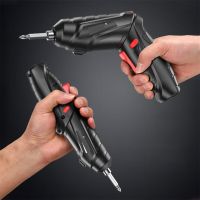 Wireless Screwdriver Drill Electric Screwdriver Battery Rechargeable Cordless Screwdriver Powerful Impact Electric Screw Driver