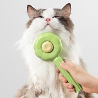 Sunflower Cat Brush Cute Comb for Cats Kitten Dogs Lose Hair Romover Avoid Hairball Accessories Pet Products Items Supplies Brushes  Combs