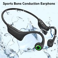 Bone Conduction Bluetooth Earphones IP67 Waterproof Sports Wireless Headphones for Swimming HiFi Music Headset EarHook 16G SD