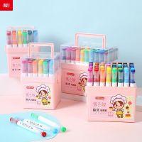12-24 Colors Sketching Markers Set Double Headed Colouring Washable Marker Children Watercolor Painting Pen School Supplies