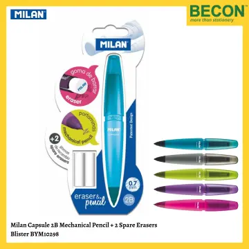 Comprar BLISTER 4 GOMAS RECAMBIO PORTAMINAS MILAN ERASER&PENCIL CAPSULE