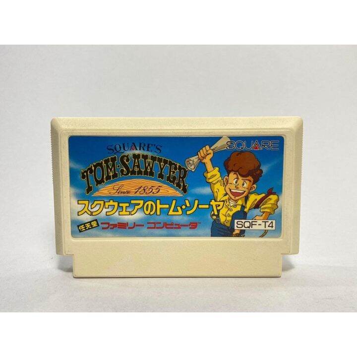 ตลับแท้-famicom-japan-squares-tom-sawyer