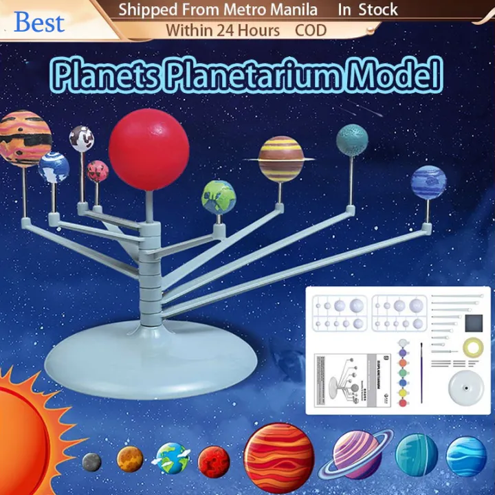 DIY Solar System Planets Planetarium Model Kit Kids Educational Science ...