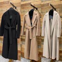 [COD] Double-sided woolen coat womens slim fit high-end high-quality long section elisa