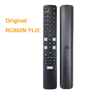 New Original RC802N YLI3 YLI8 For TCL LCD Smart Remote Control 06-IRPT45-ERC802N 65C815