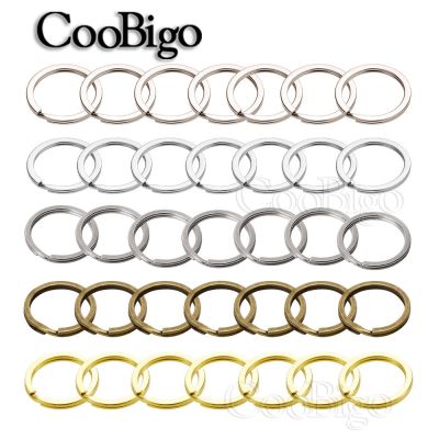 25mm Keychain Split Rings Round Keyfob Keyring Pendant Finding Clasp Clip Hardware Accessories Metal 20pcs