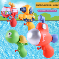 Đồ chơi mùa hè phun nước xoay 180 độ hình hoạt hình ngộ nghĩnh, đáng yêu nhựa ABS cao cấp cho bé thumbnail