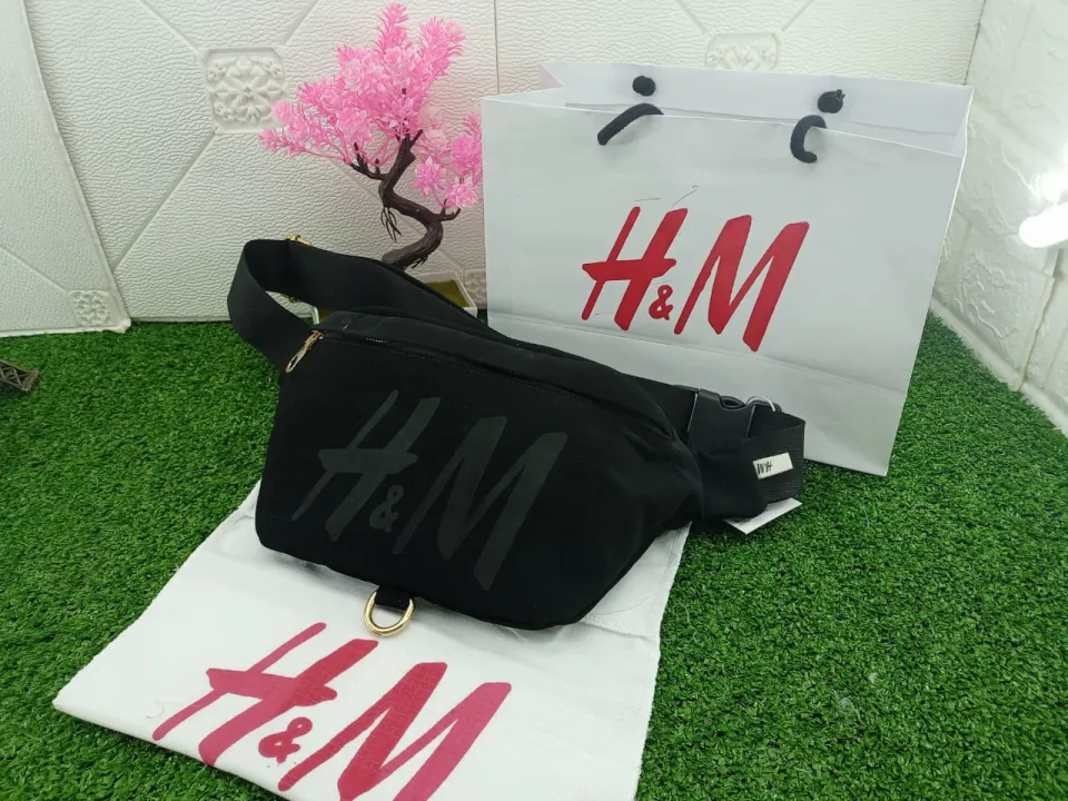 H&m waist 2024 bag velvet