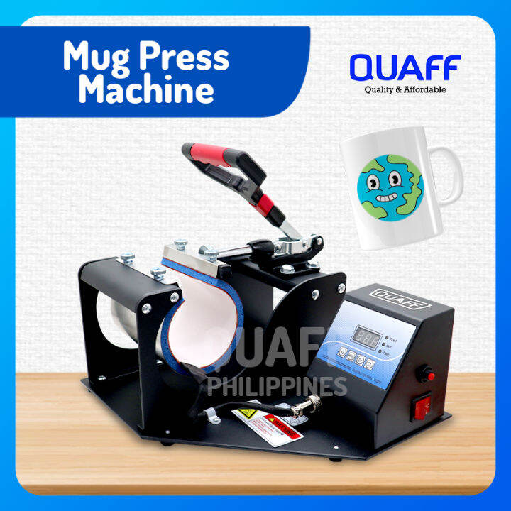 QUAFF Heavy Duty Mug Press Machine for Mugs and Sports Jug Digital
