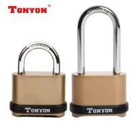 4 Digit Combination Padlock Waterproof Antirust Brass Large Size Copper Fence Warehouse Door Lock