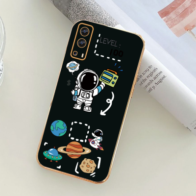 CLE New Casing Case For Vivo Y72 5G Y75 5G Y76S Y77 5G Y81 Full Cover Camera Protector Shockproof Cases Back Cover Cartoon