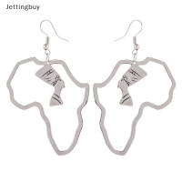 Jettingbuy ต่างหูเนเฟอร์ติติสีทองราชินีอียิปต์,ลดแสงแฟลชต่างหูตุ้มหูแอฟริกัน