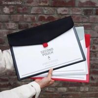 ☾⊙ 1PC New Multifunctional Korean Fashion A4 File Folder Bag Document Paper Organizer Storage Pouch Case Kawaii Stationery