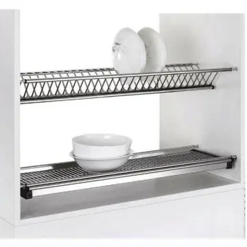 How to assemble an Inox stainless steel plate rack in kitchen