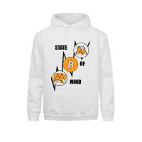 SoM Bitcoin Bear Vs Bull Cryptocurrency Harajuku Hoodies Man Design Tops New Sportswear Crewneck Cotton Classic Size XS-4XL