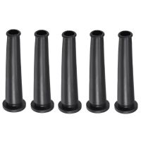 5Pcs Black Rubber Wire Protector Cable Sleeve Boot Cover For Angle Black Rubber Boots Protective Film For Electric Drill Cable