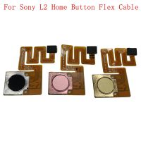 ปุ่มโฮมพร้อมชุดริบบิ้น Flex Cable สําหรับ Sony Xperia L2 H4311 H3311 H4331 H3321 ลายนิ้วมือปุ่มโฮม Flex