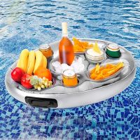 Floating Drink Holder for Pool, Pool Drink Holder Floats, Swimming Pool Accessories for Adults, Drink Floaties for Pool