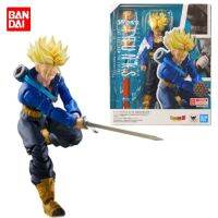 Bandai ใหม่ S.H. Figuarts Shf ดราก้อนบอลอนาคตกางเกงเด็กจากอนาคตตุ๊กตาขยับแขนขาได้ของขวัญของเล่นแบบจำลองสะสม