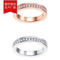 [COD] Cross-border best-selling classic starry circle ring female European and style luxury student pair Valentines Day gift